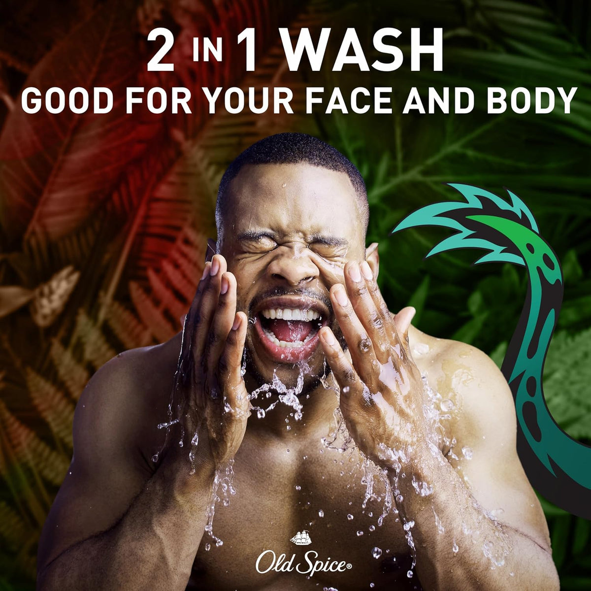 Old Spice body wash pack of 4 for men