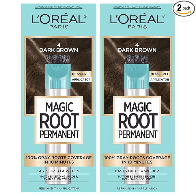 L'Oreal Paris Magic Root dark brown hair color kit