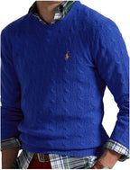 POLO RALPH LAUREN Men's Cable-Knit 1/4 Zip Sweater