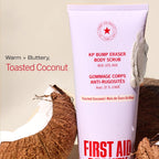 Premium body exfoliator for shower routine