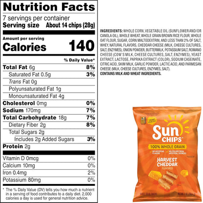 Sunchips multigrain chips with whole grains