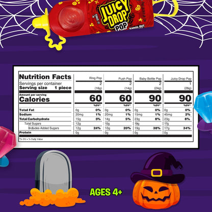Baby Bottle Pop and Juicy Drop in Bazooka variety pack