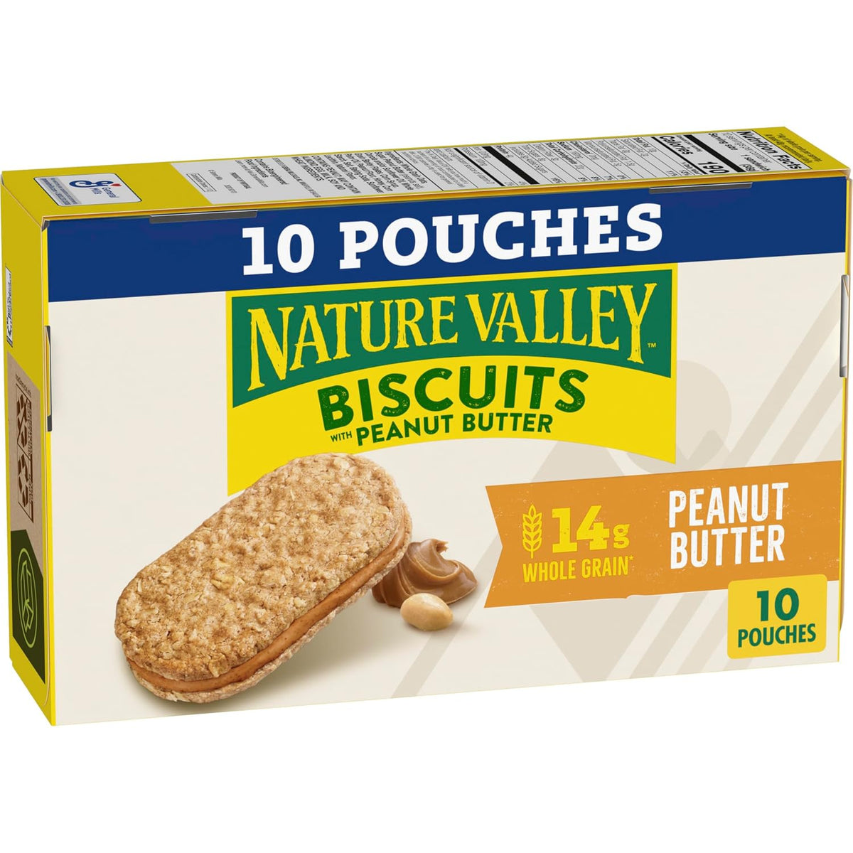 Nature Valley whole grain honey biscuit snack pouches