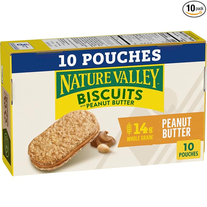 Nature Valley peanut butter biscuit sandwiches box