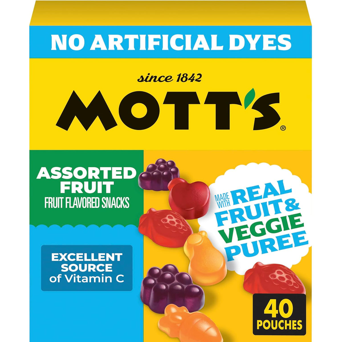 Mott's gluten free fruit snacks box 32 oz