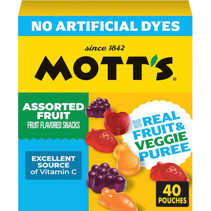 Mott's gluten free fruit snacks box 32 oz