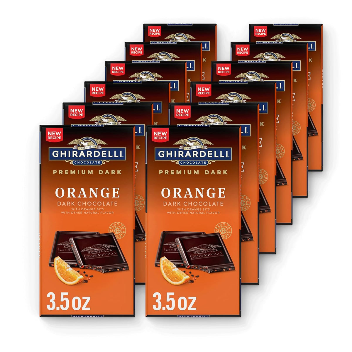 Ghirardelli blood orange dark chocolate 3.5 oz bar