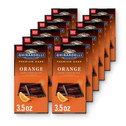 Ghirardelli blood orange dark chocolate 3.5 oz bar