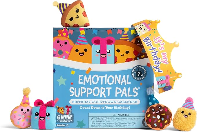 Emotional Support Pals birthday countdown calendar box