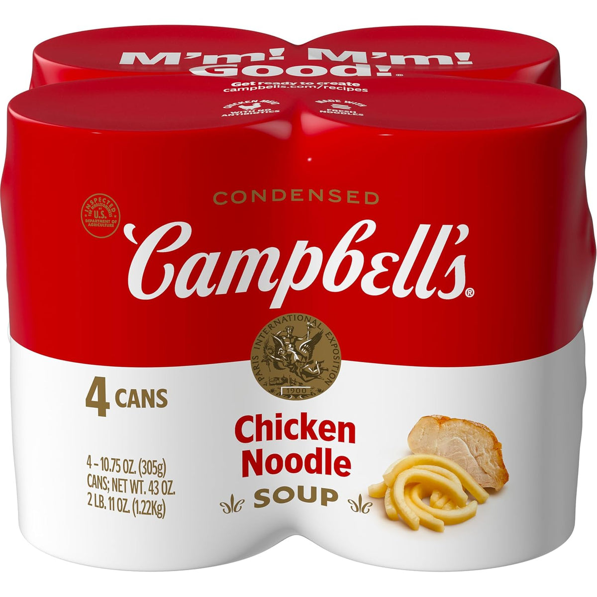 Campbell’s chicken noodle soup 10.75 oz can