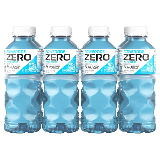 POWERADE Zero Mixed Berry sports drink bottles