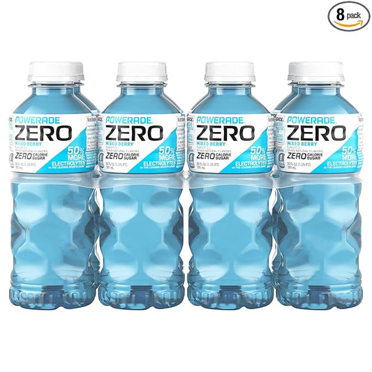 POWERADE Zero Sugar Mixed Berry 20 oz 8 pack