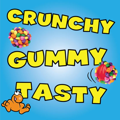 Crunchy and gummy NERDS Rainbow Candy pack