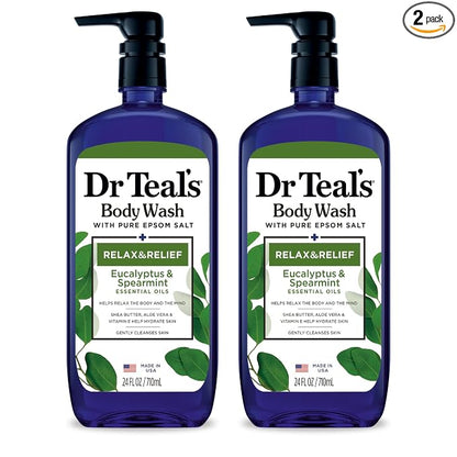 Dr Teal's Relax and Relief body wash 2-pack