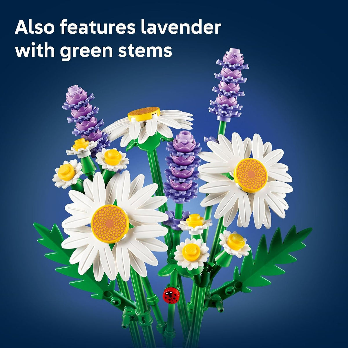 LEGO Botanicals Daisies 133 piece building kit