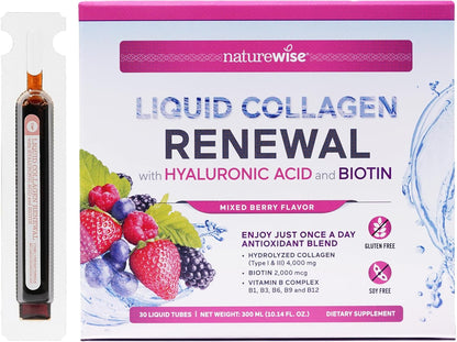 NatureWise hydrolyzed collagen with biotin and vitamin C