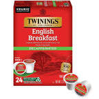 Twinings English Breakfast decaf tea pods, 24 count