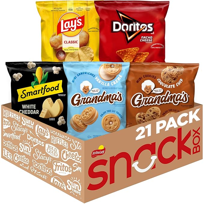 Frito-Lay chips and cookies variety pack, 21 snacks