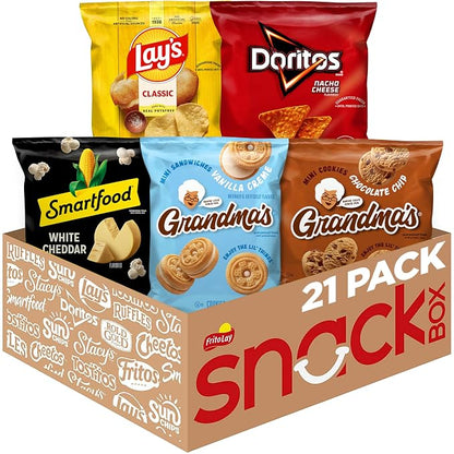 Frito-Lay chips and cookies variety pack, 21 snacks