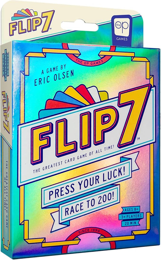 USAOPOLY Flip 7 press-your-luck strategy card game