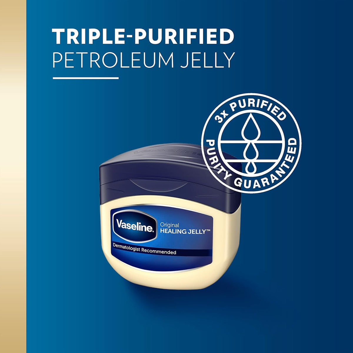 Vaseline triple-purified petroleum jelly skin care