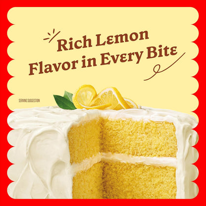 13.25 oz Betty Crocker Super Moist lemon baking mix