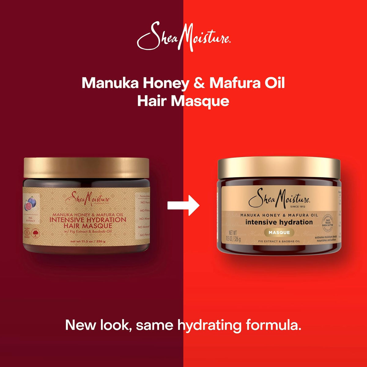 Shea Moisture hair masque with shea butter and honey