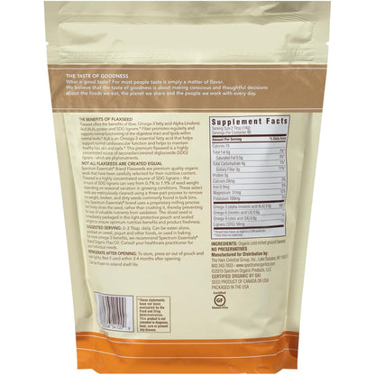 Spectrum ground flaxseed for smoothies and baking