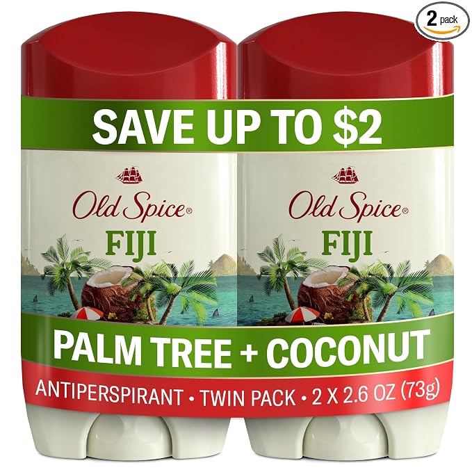 Old Spice Fiji antiperspirant deodorant 2-pack