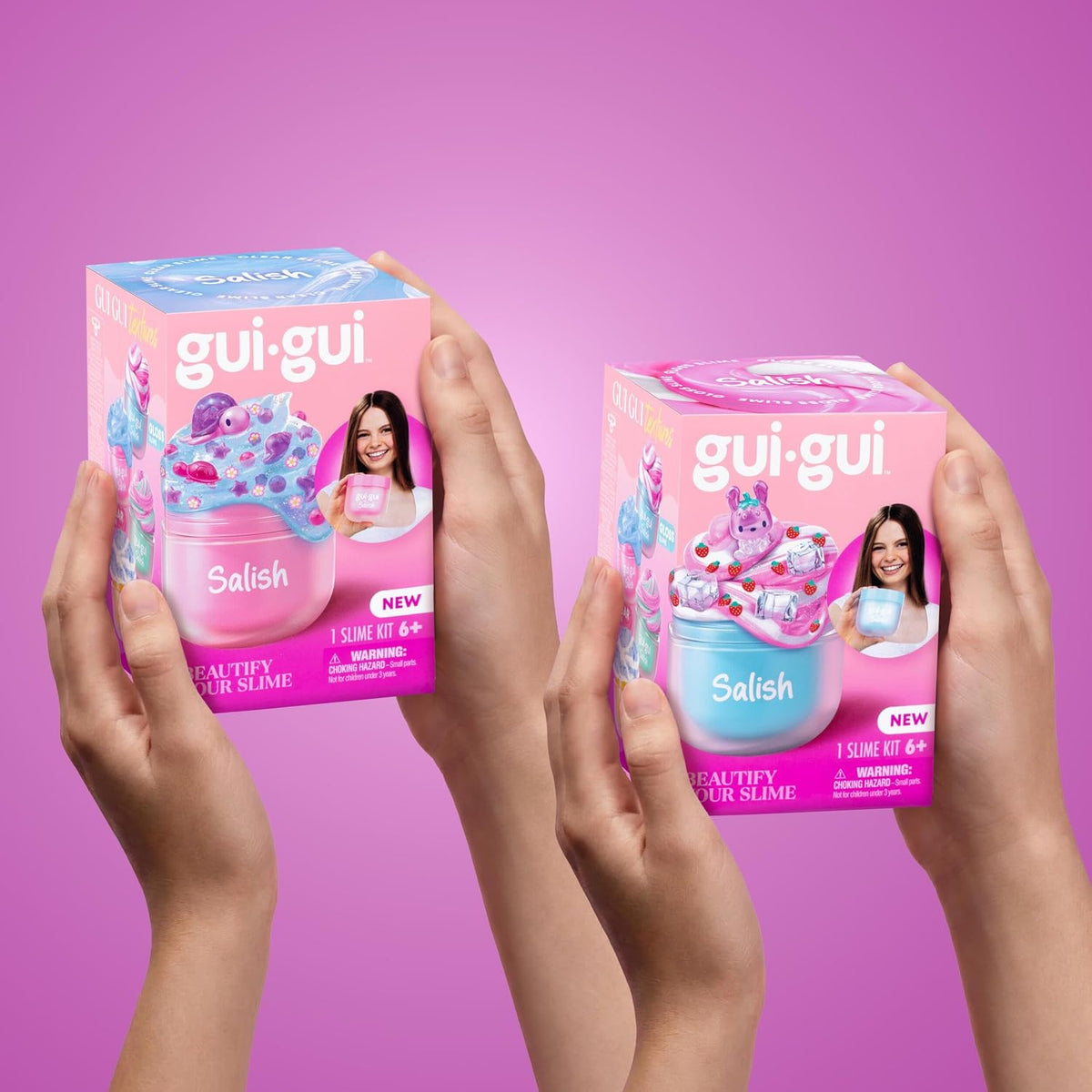 Gui Gui slime kit mix-ins boosters charms and sparkle