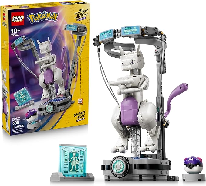 LEGO Pokémon Mewtwo's Lab Break building set
