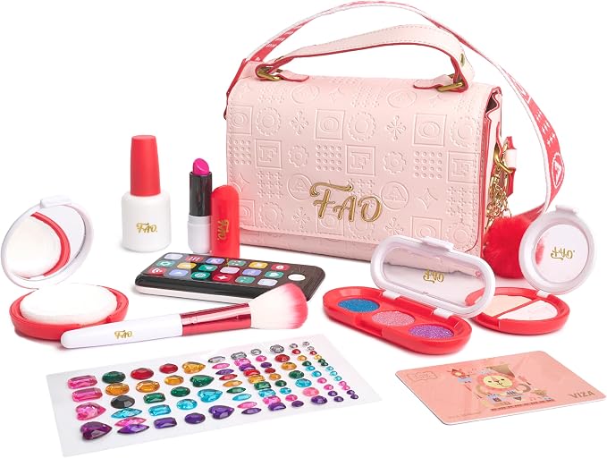 FAO Schwarz designer purse pretend play set for kids