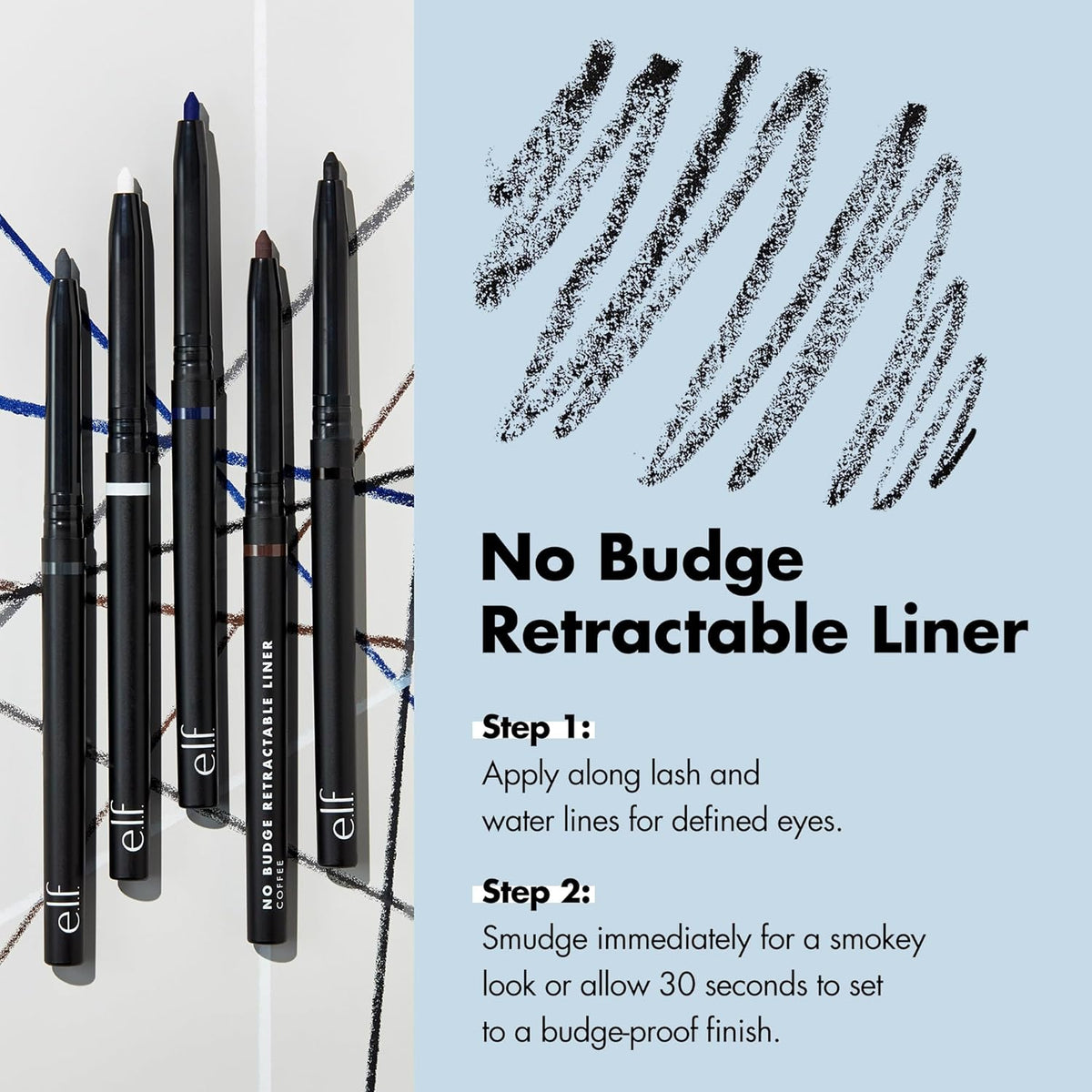 e.l.f. vegan cruelty-free black eyeliner