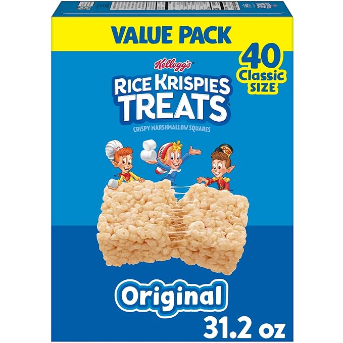 Rice Krispies Treats Original 40 count marshmallow bars box
