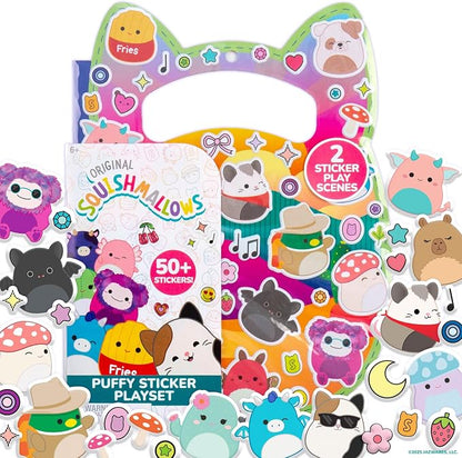 Reusable Bluey puffy stickers for kids ages 3 and up