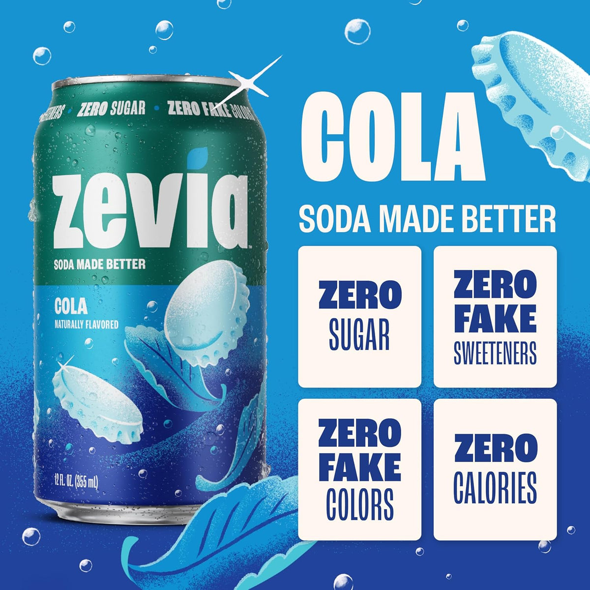 Non-GMO gluten-free vegan cola cans