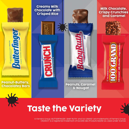 Bulk Halloween candy variety pack with classic bars
