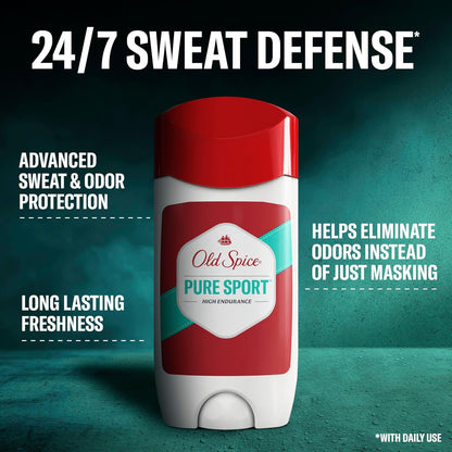 Old Spice invisible solid deodorant 3 oz twin pack