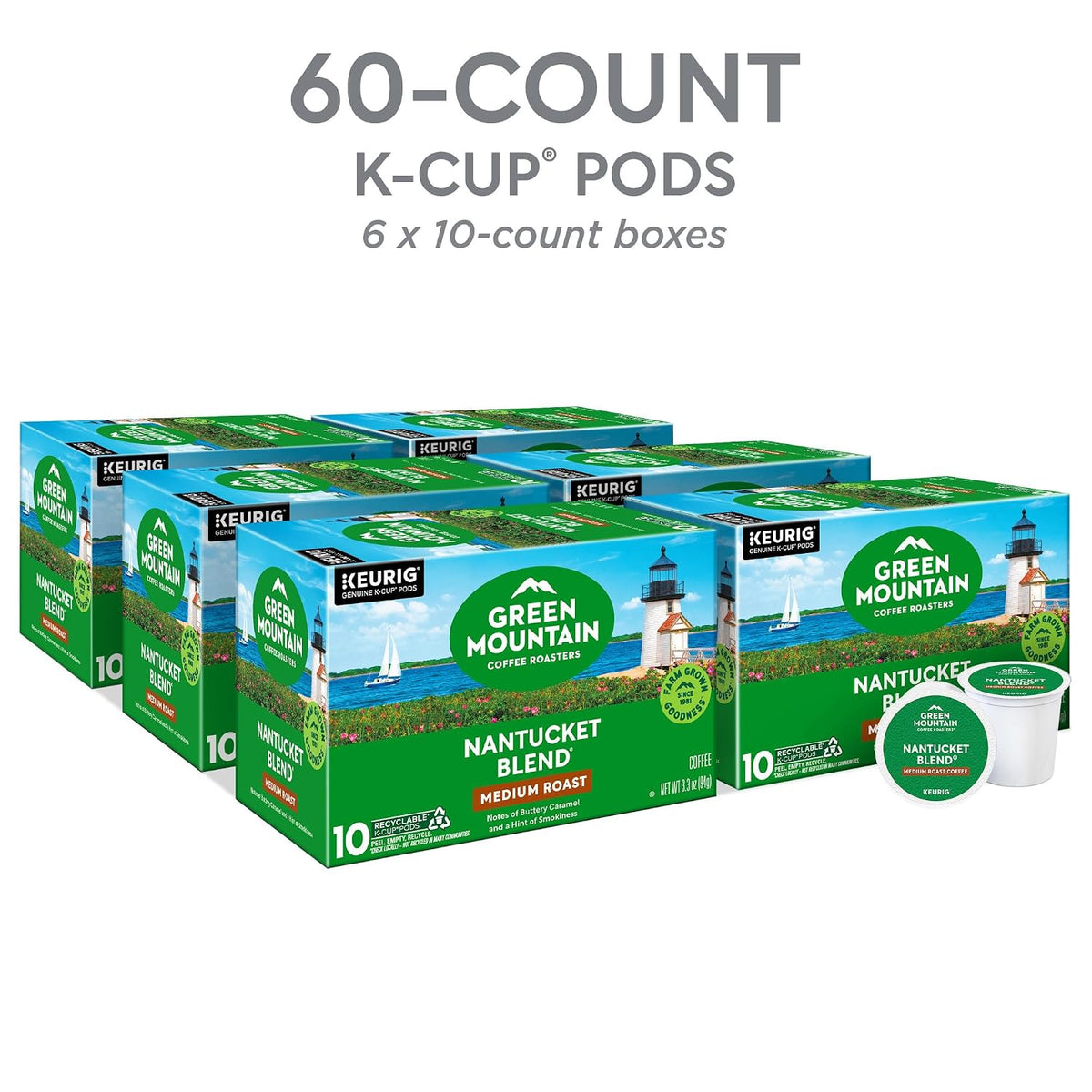 Green Mountain Nantucket Blend coffee for Keurig K-Cup brewers