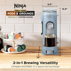 Ninja coffee maker with four brew style selections
