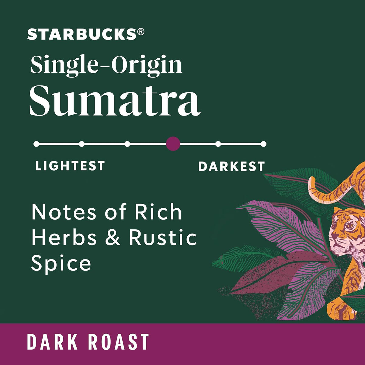 Starbucks 100% Arabica dark roast coffee pods