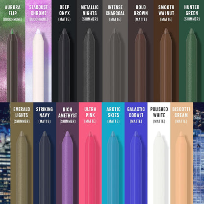 Metallic Nights eyeliner pencil with up to 36-hour wear