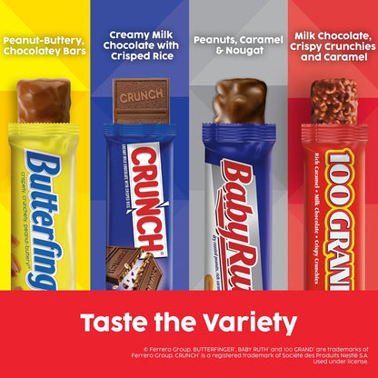 Chocolate candy bar assortment for holidays and treats