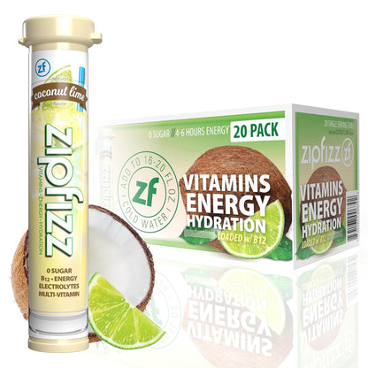 Zipfizz sugar-free electrolyte mix with B12