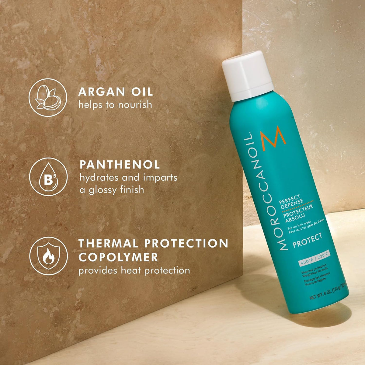 Moroccanoil Perfect Defense hair styling essential