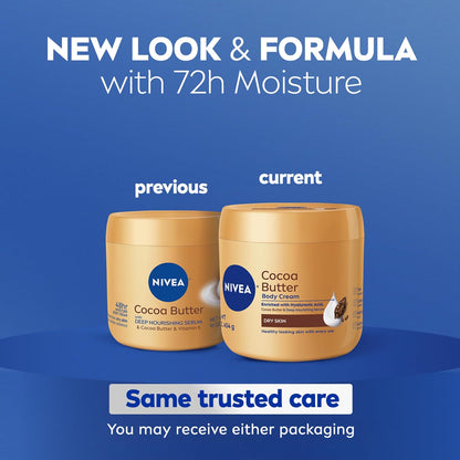 NIVEA dry skin body moisturizer with cocoa butter