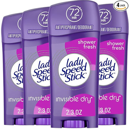Lady Speed Stick Invisible Dry women’s deodorant 4-pack