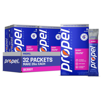 Propel zero sugar berry drink mix package
