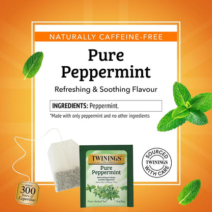 Twinings Pure Peppermint 100 teabags pack