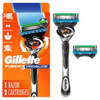 Gillette ProGlide men's razor with handle and two blade refills
